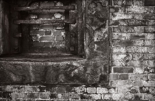 brick window toned