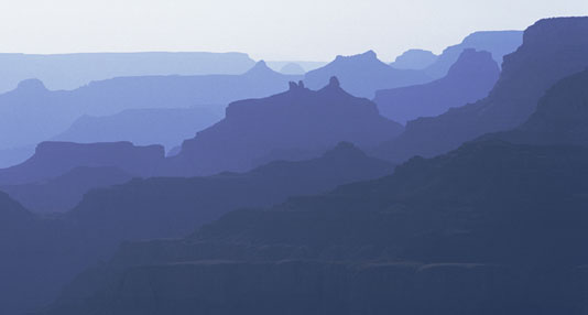 Grand Canyon in haze