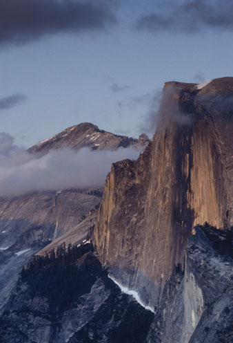 Halfdome at dusk